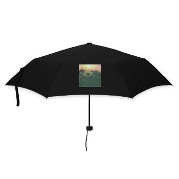 Beautiful Spring wildflowers at dusk - Umbrella (small) - black - Front