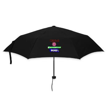 Sahraoui 100x100 - Regenschirm (klein) - Schwarz - Vorne