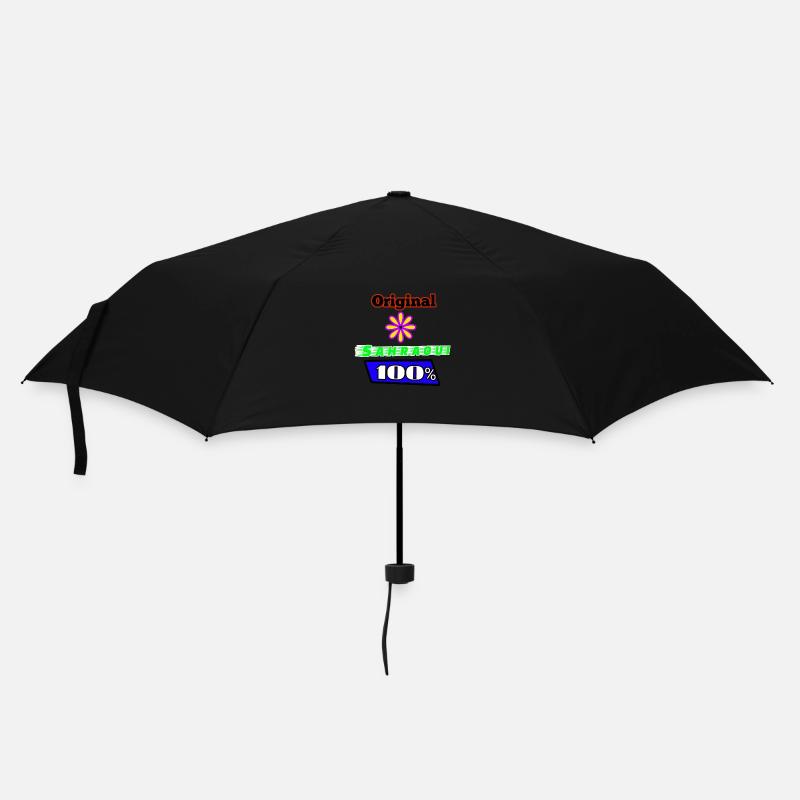 Sahraoui 100x100 - Regenschirm (klein) - Schwarz
