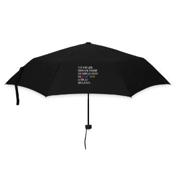 Buntstifte - Regenschirm (klein) - Schwarz - Vorne