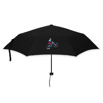 MTB Downhill Mountainbike - Regenschirm (klein) - Schwarz - Vorne