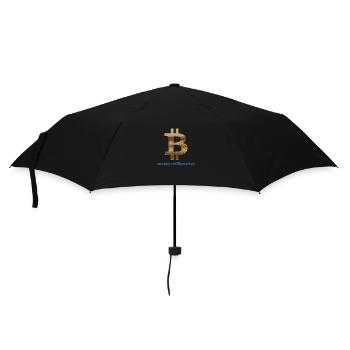 Bitcoin makes millionaires - Regenschirm (klein) - Schwarz - Vorne