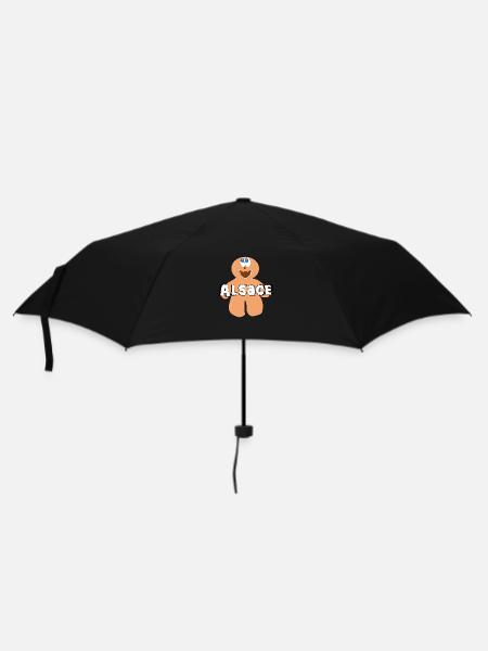 Alsace Mannele - Parapluie standard - noir