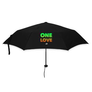 One Love Rastafari - Parapluie standard - noir - Devant