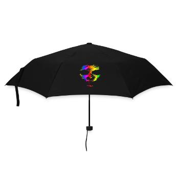 Angry face face angry Swedish Swedish faces - Umbrella (small) - black - Front