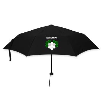 Begeisterung pur - Regenschirm (klein) - Schwarz - Vorne