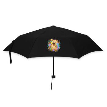 Teddy bear - Umbrella (small) - black - Front