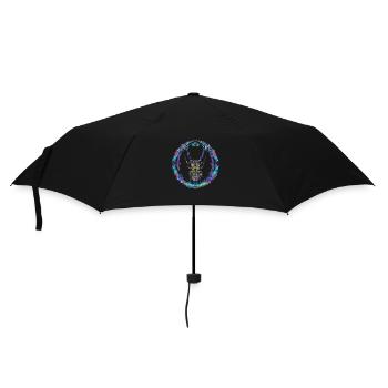Colorful scarab - Umbrella (small) - black - Front