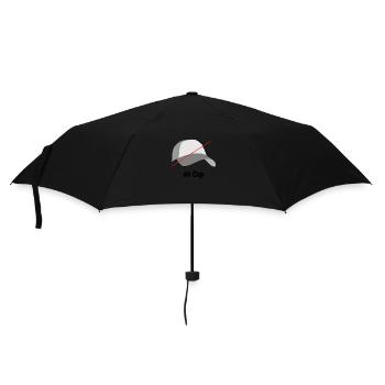 No Cap - Regenschirm (klein) - Schwarz - Vorne