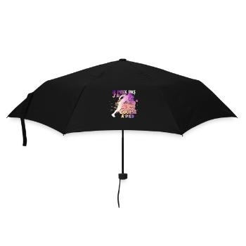 Je Peux Pas J ai course a pied water color - Parapluie standard - noir - Devant
