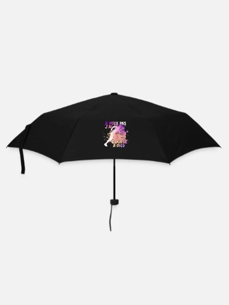 Je Peux Pas J ai course a pied water color - Parapluie standard - noir