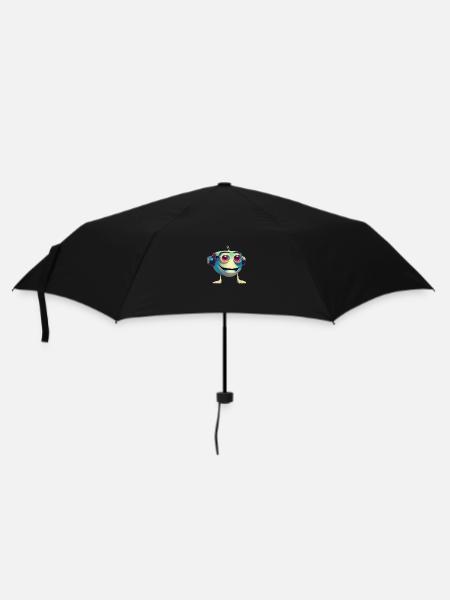 Good vibes Character Monster - Umbrella (small) - black