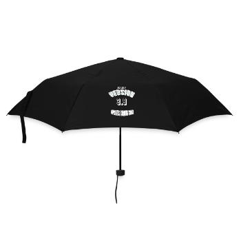 Birthday39 - Regenschirm (klein) - Schwarz - Vorne