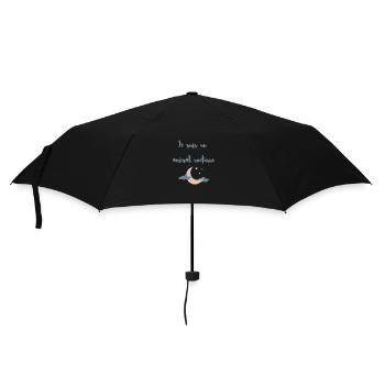 Je suis un animal nocturne - Parapluie standard - noir - Devant