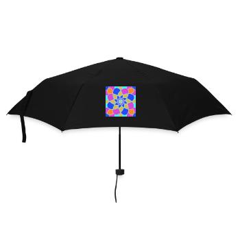 Mosaic ByRino - Umbrella (small) - black - Front
