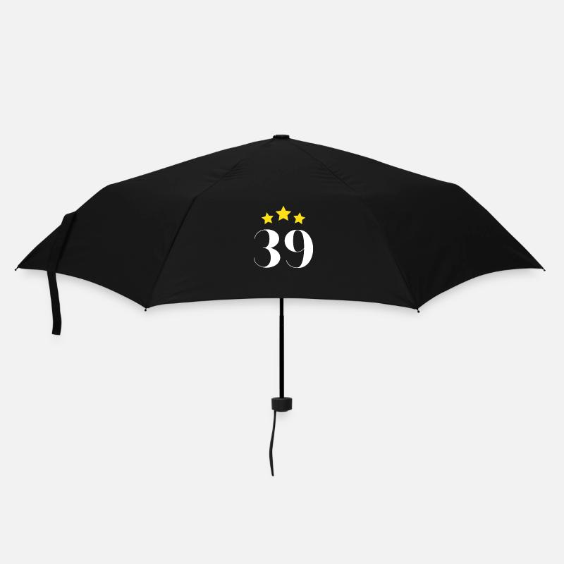 39e anniversaire étoilé - Parapluie standard - noir