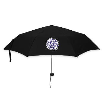 coati birthday present funny humor - Umbrella (small) - black - Front