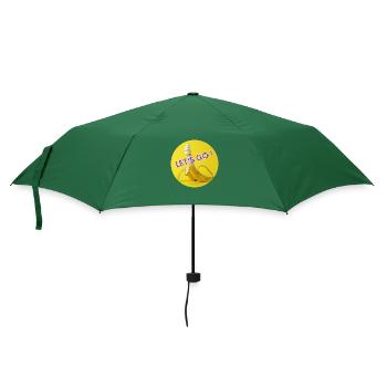 Auf geht es - Regenschirm (klein) - Flaschengrün - Vorne