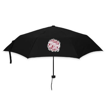 amusing quote adopting best tshirt aunt funny - Umbrella (small) - black - Front