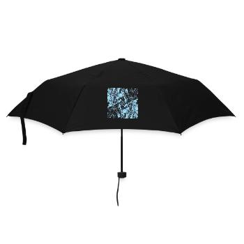Abstract blue background - Umbrella (small) - black - Front