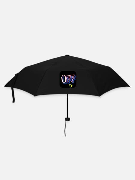 Üff [Status] - Regenschirm (klein) - Schwarz