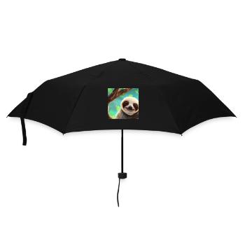 Cute Sloth Poster - Umbrella (small) - black - Front