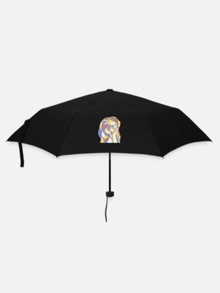 Mrs. Abstrakt - Umbrella (small) - black