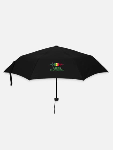 lion de teranga Football 2022 Sénégal - Parapluie standard - noir