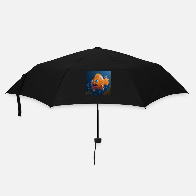 Poisson moche - Parapluie standard - noir