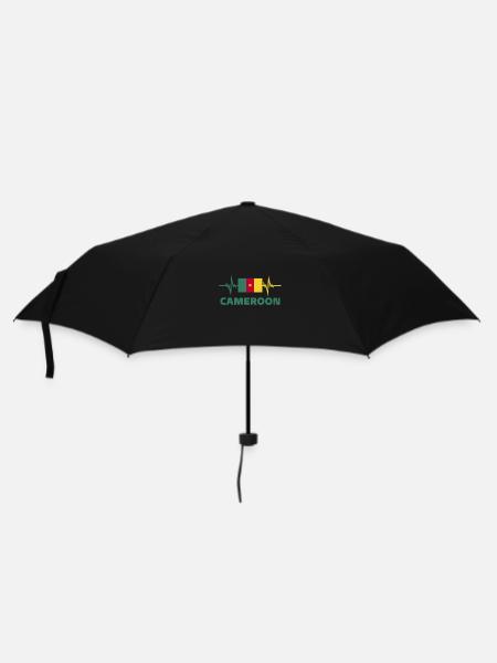 Cameroon Football 2022 Cameroon HeartBeat - Umbrella (small) - black