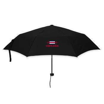 Costa Rica Football 2022 Heartbeat Costa Rica - Umbrella (small) - black - Front