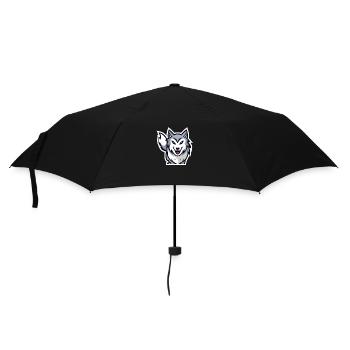 Wolf logo design, young and trendy. - Umbrella (small) - black - Front