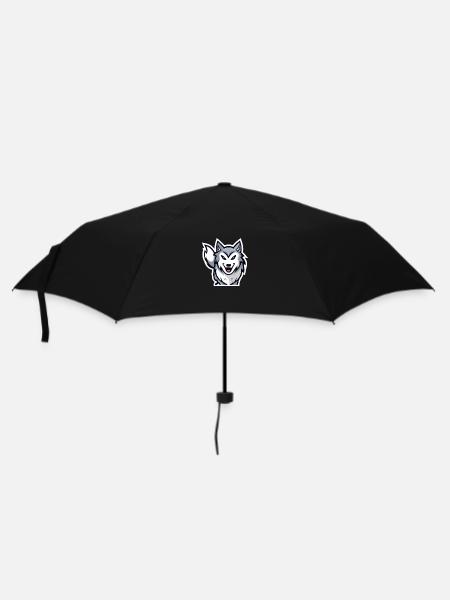 Wolf logo design, young and trendy. - Umbrella (small) - black