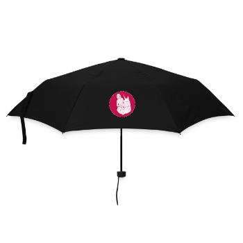 Horse girl love horse and woman - Umbrella (small) - black - Front