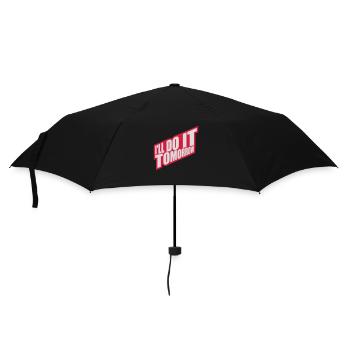 Citation de Do It Tomorrow - Parapluie standard - noir - Devant