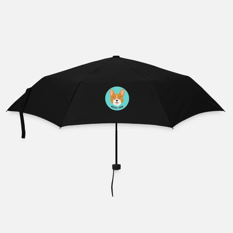 Mein Freund - Regenschirm (klein) - Schwarz