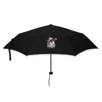 Carpe japonaise - Parapluie standard - noir - Devant