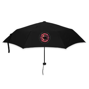 Katze - Regenschirm (klein) - Schwarz - Vorne