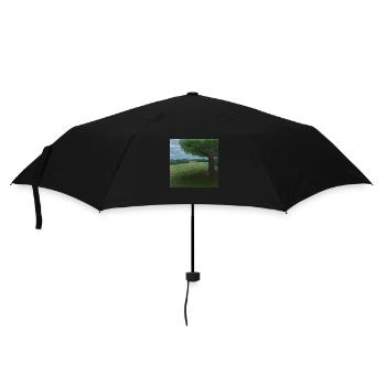 Peinture paysage - Parapluie standard - noir - Devant
