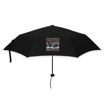 Christmas is Coming - Umbrella (small) - black - Front