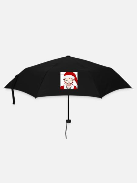 Animechristmas - Regenschirm (klein) - Schwarz