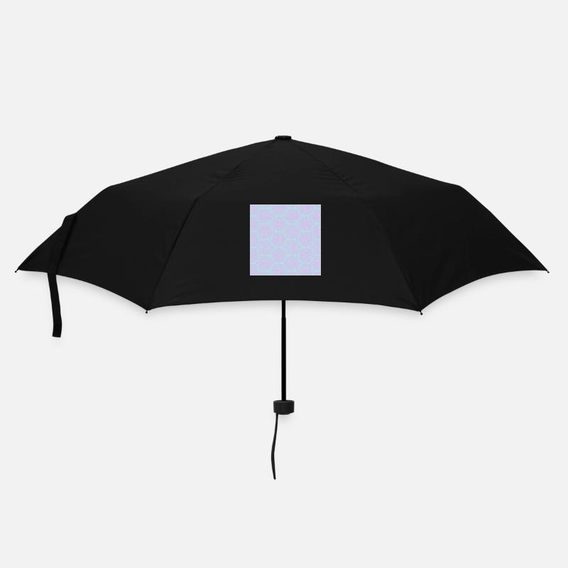Chinesisches Muster - Regenschirm (klein) - Schwarz