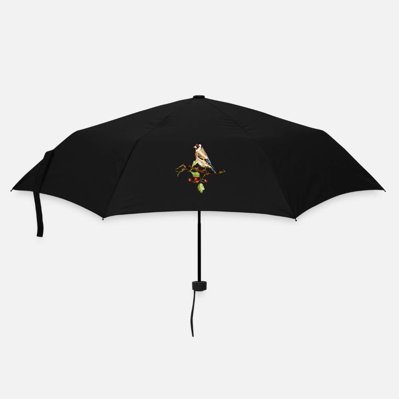Oiseau coloré - Parapluie standard - noir