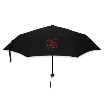 remballe tes bla bla et offre moi un kebab - Parapluie standard - noir - Devant