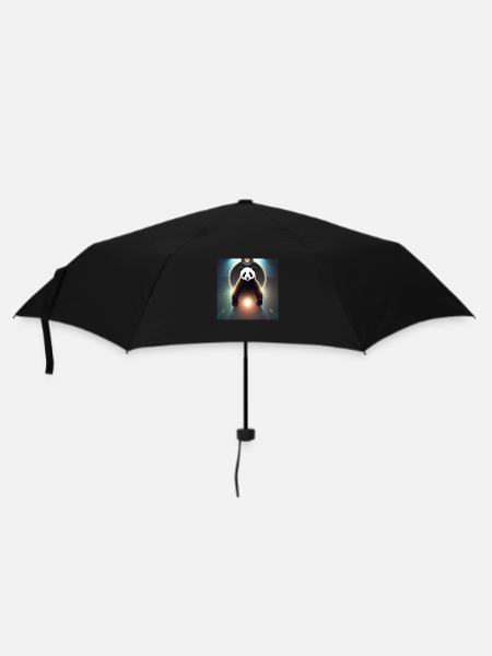 A panda for every heart - Umbrella (small) - black