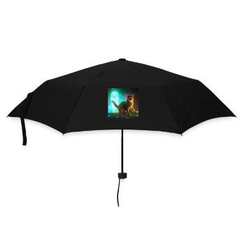 The Universe Cat - Umbrella (small) - black - Front