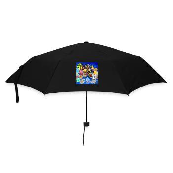Frohe Weihnachten, Weihnachten. - Regenschirm (klein) - Schwarz - Vorne
