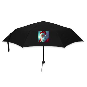 Santa Claus Santa Claus Christmas - Umbrella (small) - black - Front