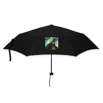 Realistic Wildlife Nature Animals Animals - Umbrella (small) - black - Front