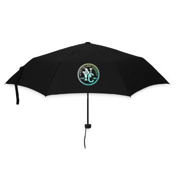 Emblem of American football USA Fotball game player - Umbrella (small) - black - Front